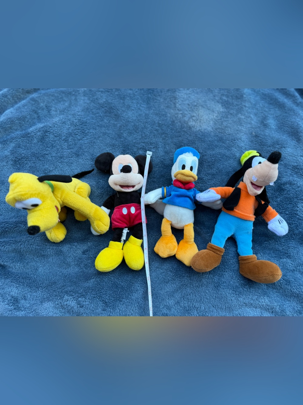Mickey,Goofy,Pluto and Donald stuffed animals